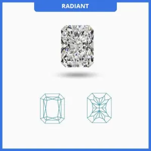 0.25CT I-J/VS Radiant Cut Diamond MDL#D9252-9