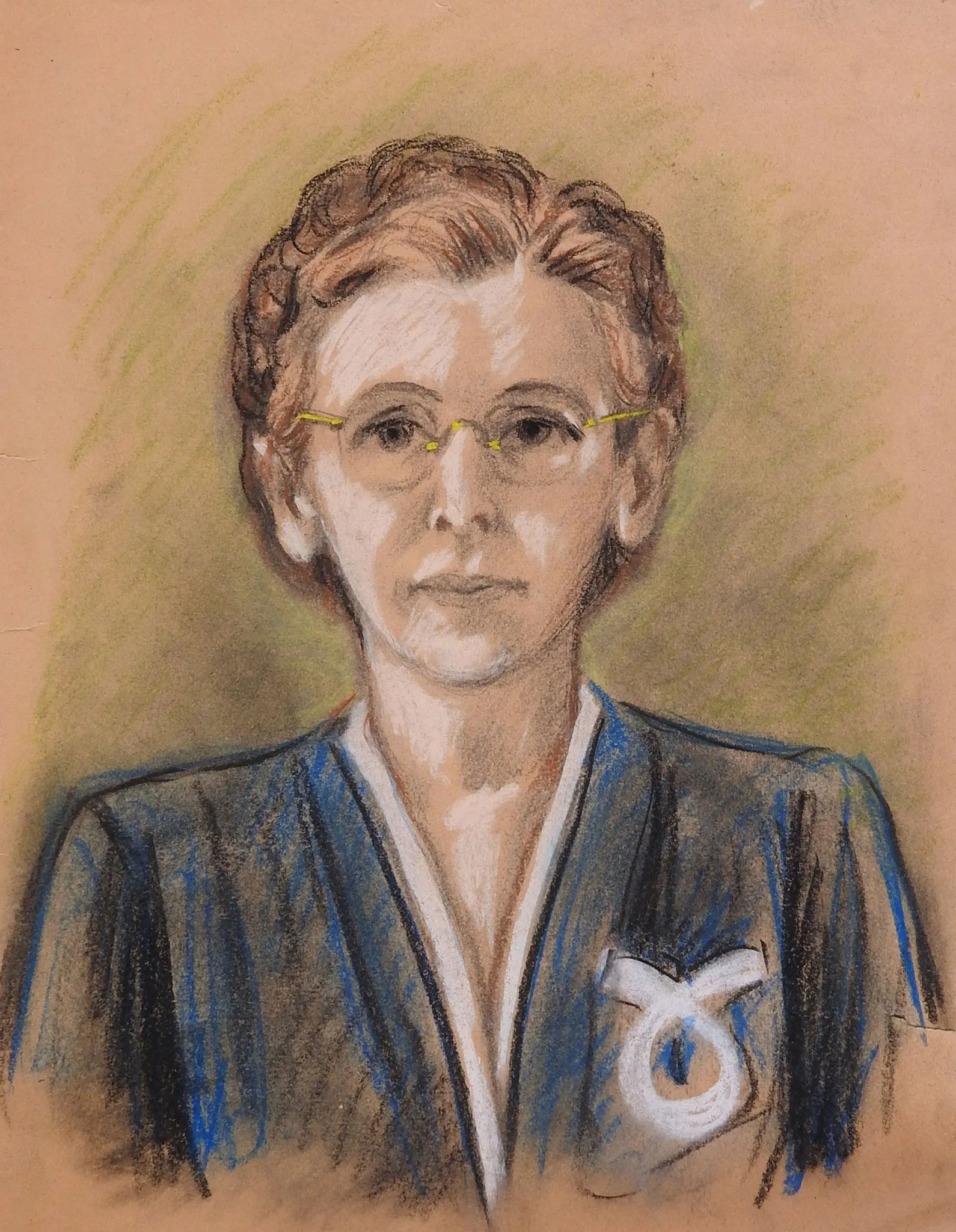 1950s Pastel Portrait