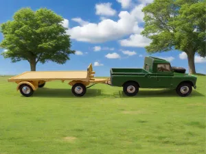 438 Land Rover and trailer from Gift Set 22 (1)