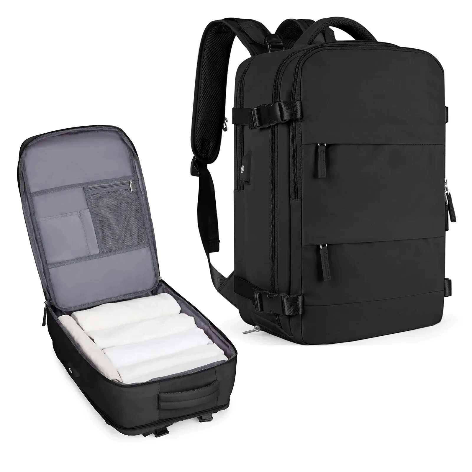 Airline-Approved Hiking Backpack - Waterproof Laptop Travel Pack