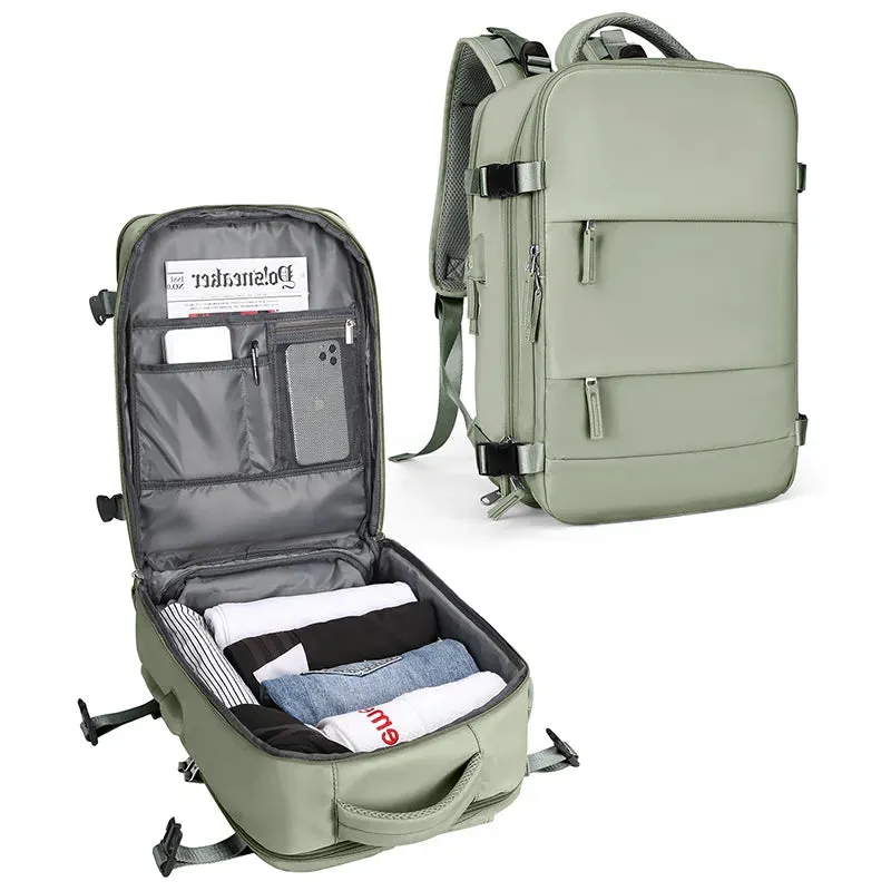 Airline-Approved Hiking Backpack - Waterproof Laptop Travel Pack