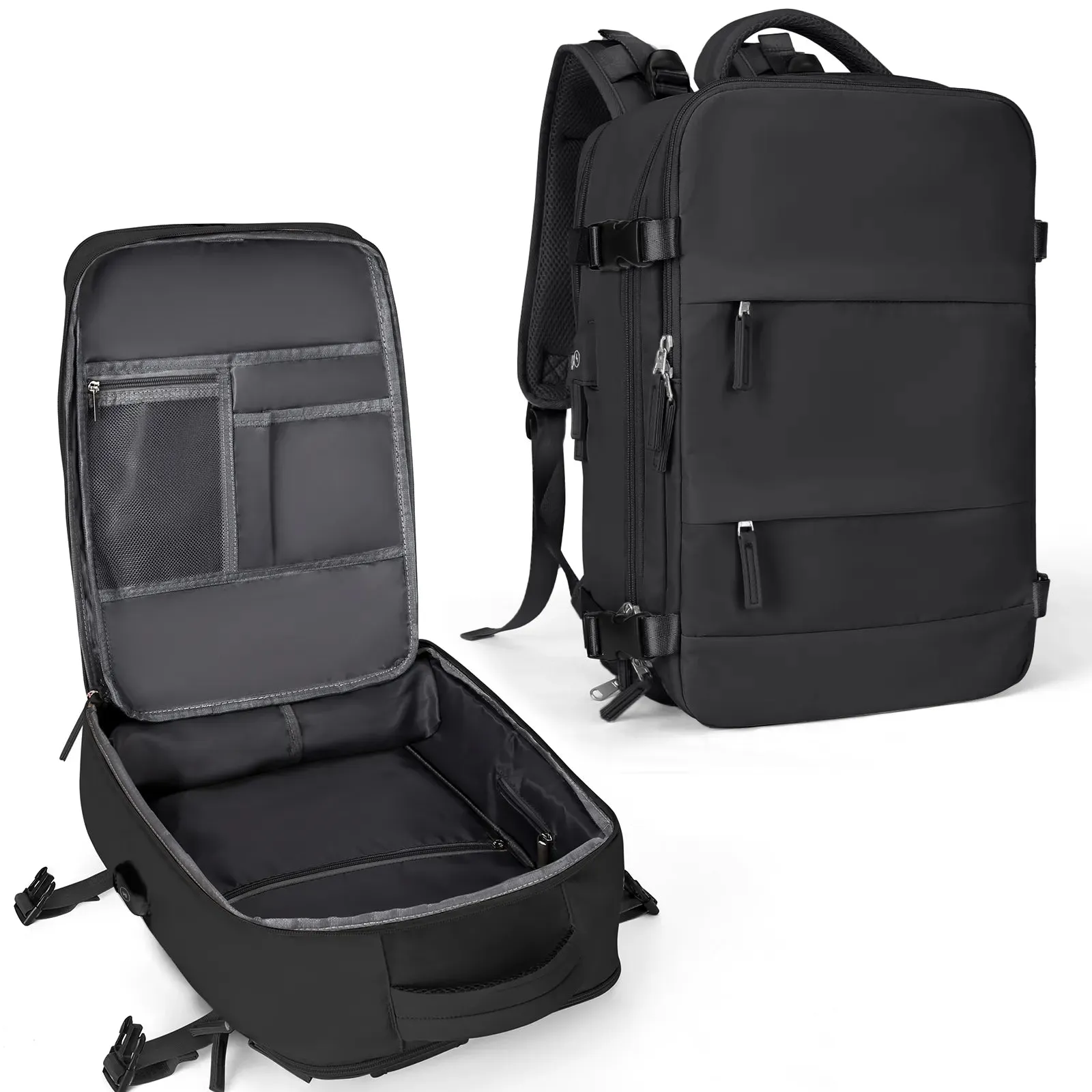 Airline-Approved Hiking Backpack - Waterproof Laptop Travel Pack