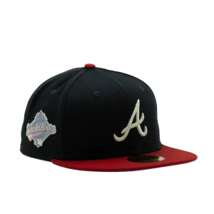 Atlanta Braves 1998 World Series Pop Sweat 59Fifty Fitted