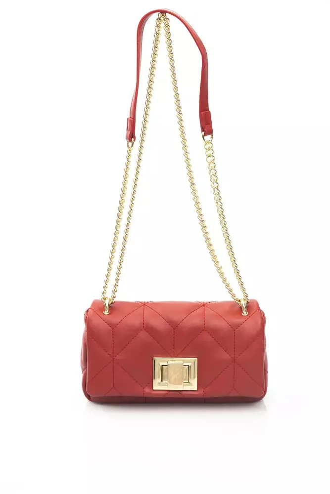 Baldinini Trend Red Polyurethane Shoulder Bag