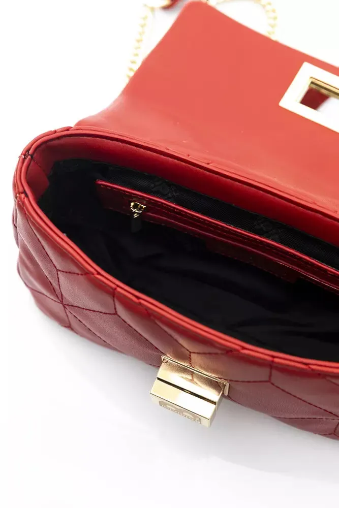 Baldinini Trend Red Polyurethane Shoulder Bag