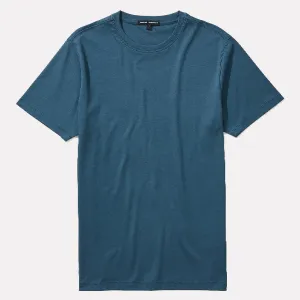 Barakett Short Sleeve Crew Neck Tee-Shirt / Orion Blue