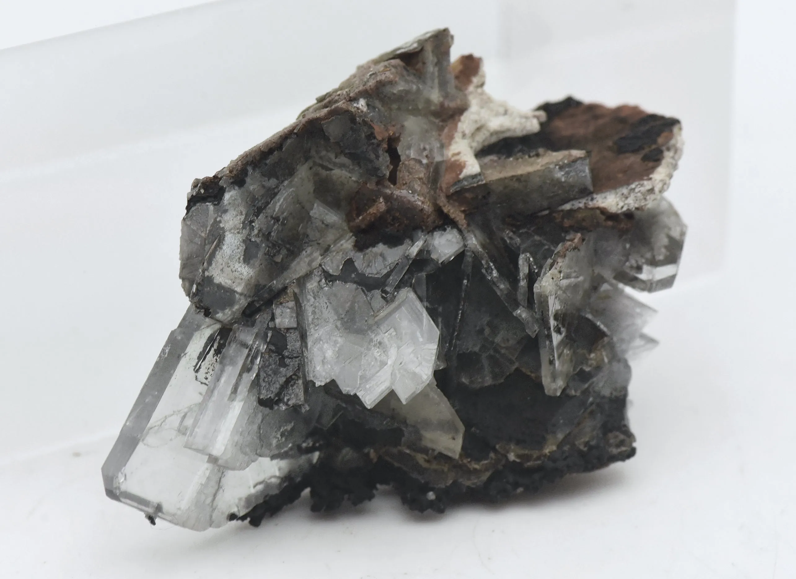 Barite Bladed Crystal Cluster Mineral Specimen - Georgia, USA