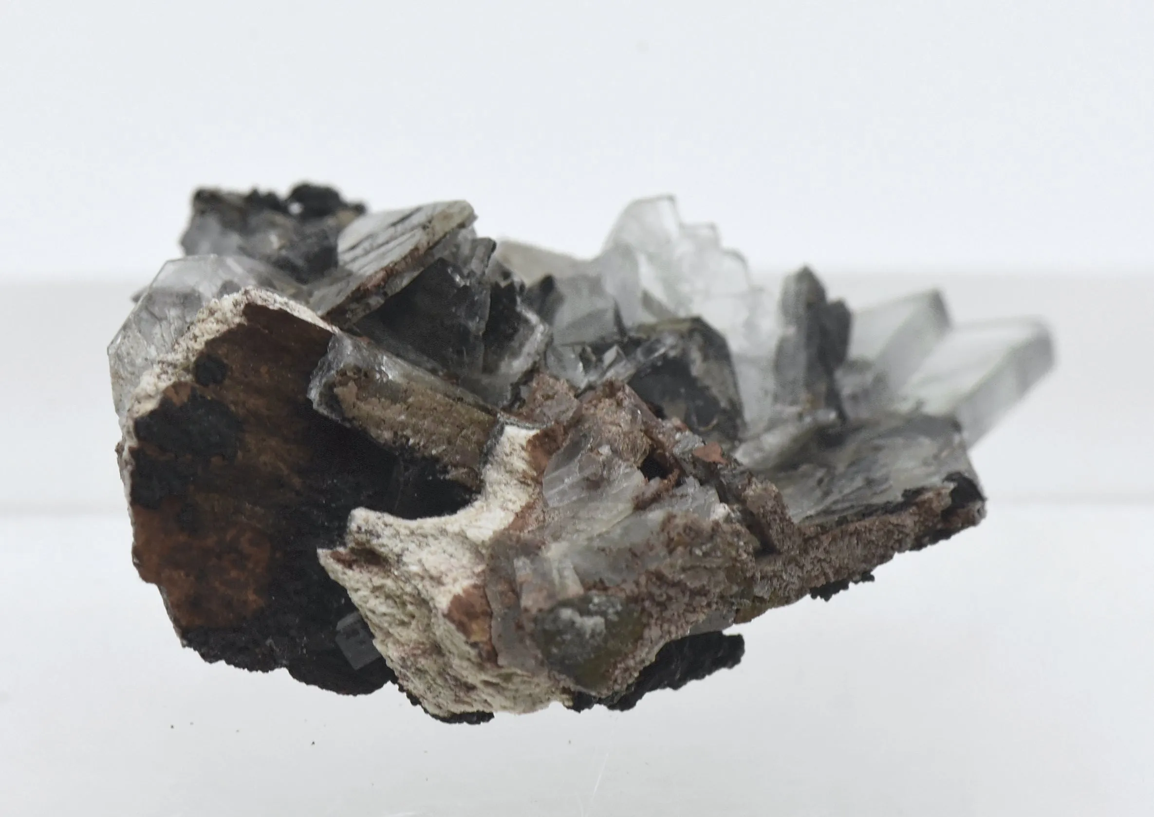 Barite Bladed Crystal Cluster Mineral Specimen - Georgia, USA