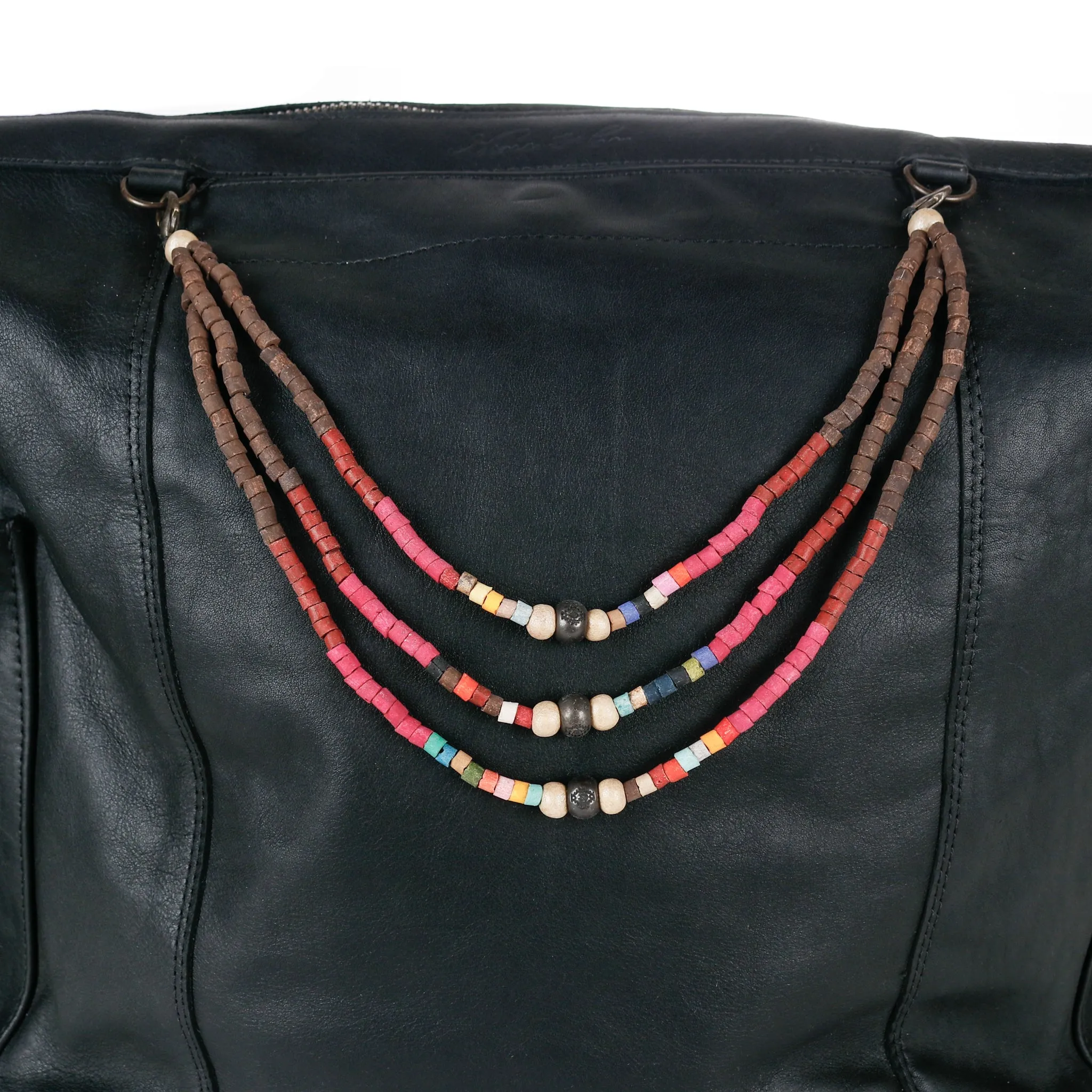 BEADED BAG NECKLACE - NO. 14655