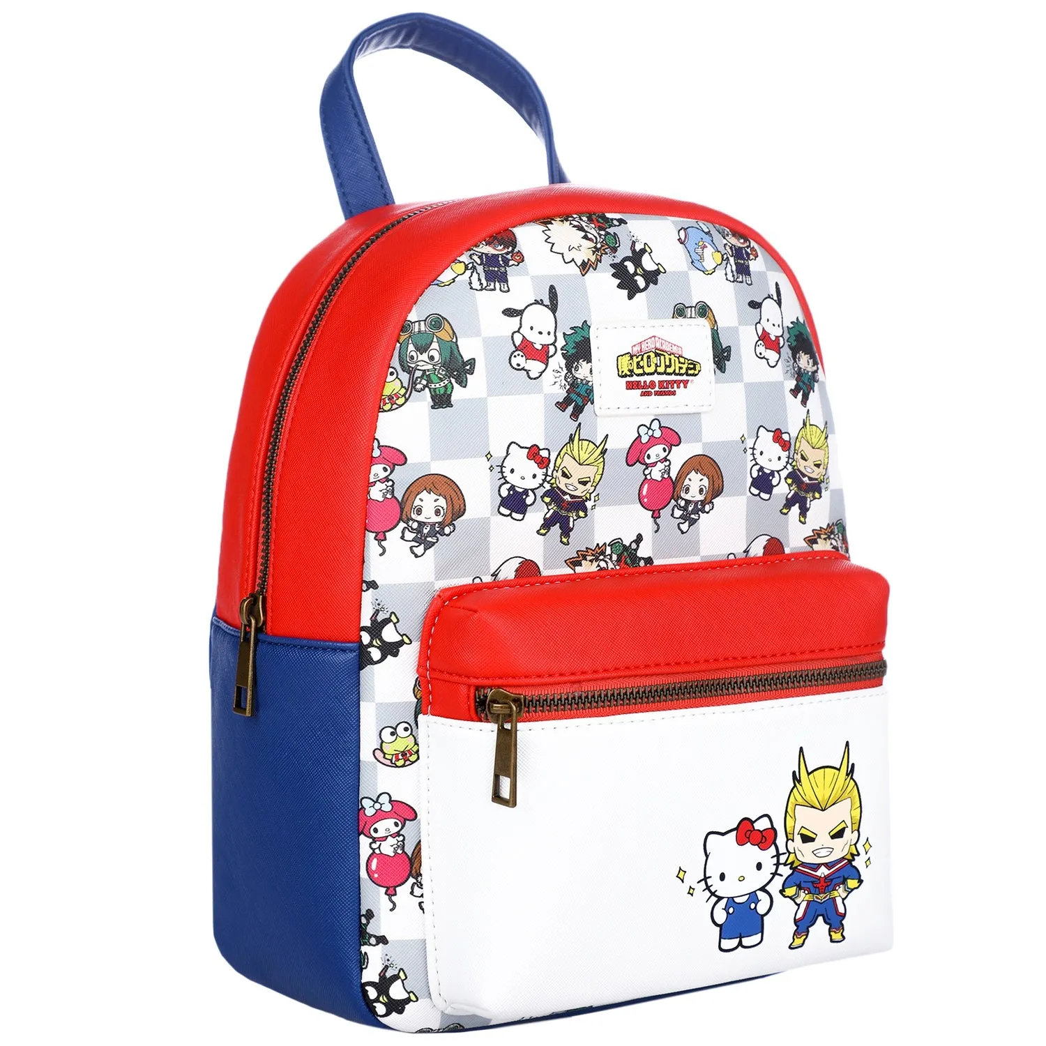 Bioworld My Hero Academia X Sanrio Kitty Color Block Mini Backpack