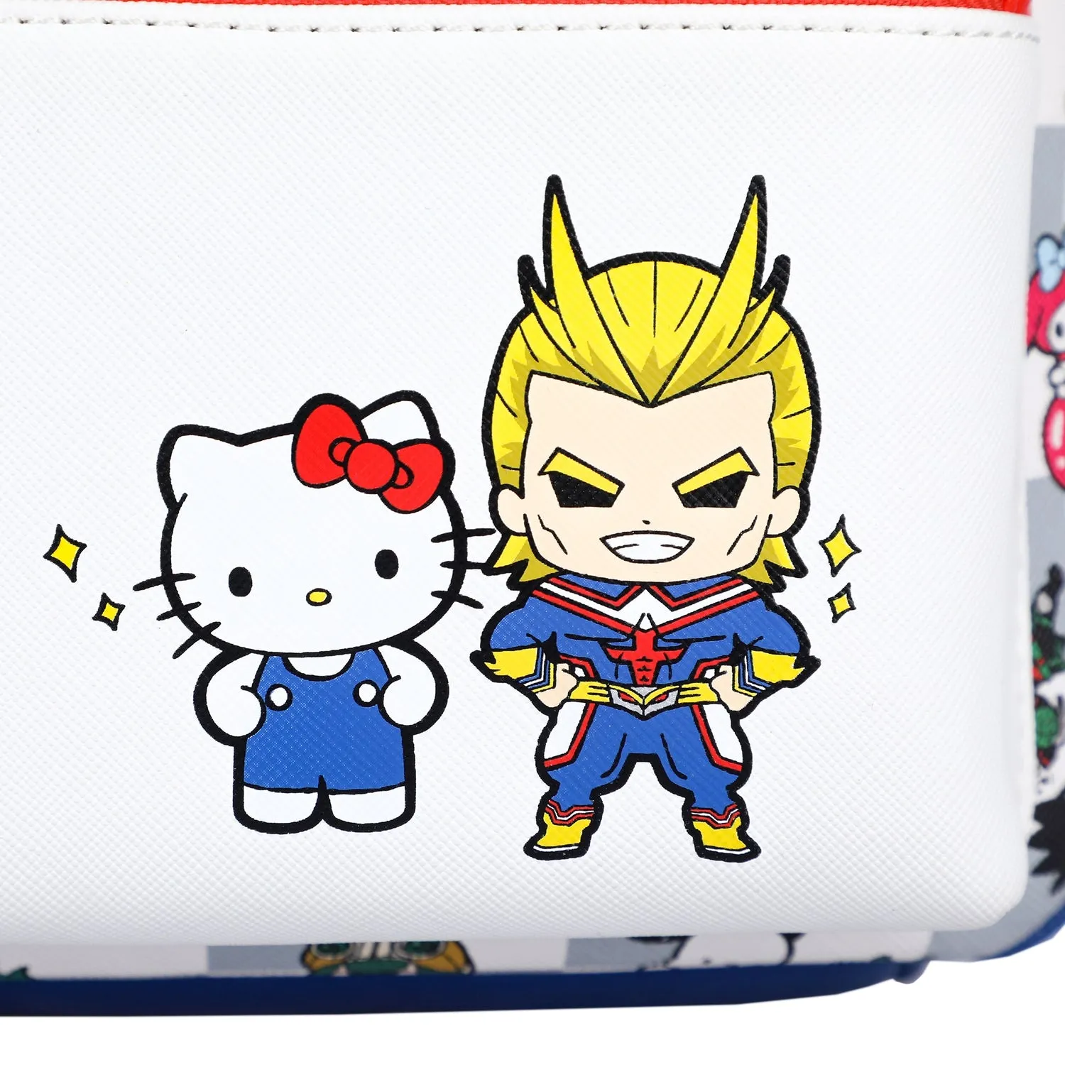 Bioworld My Hero Academia X Sanrio Kitty Color Block Mini Backpack