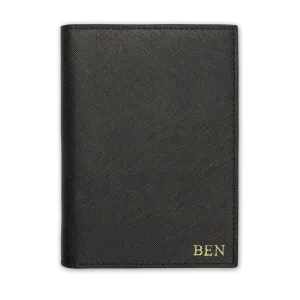 Black - Saffiano Passport Cover