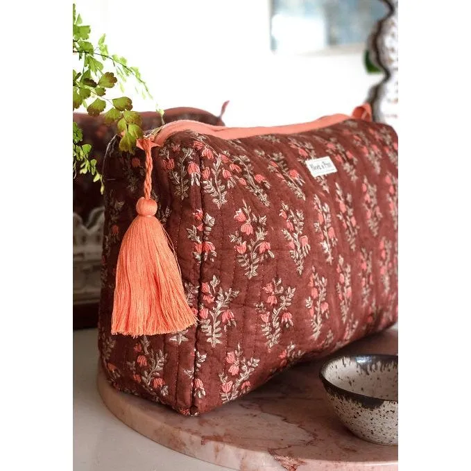 Block Print Toiletry Bag