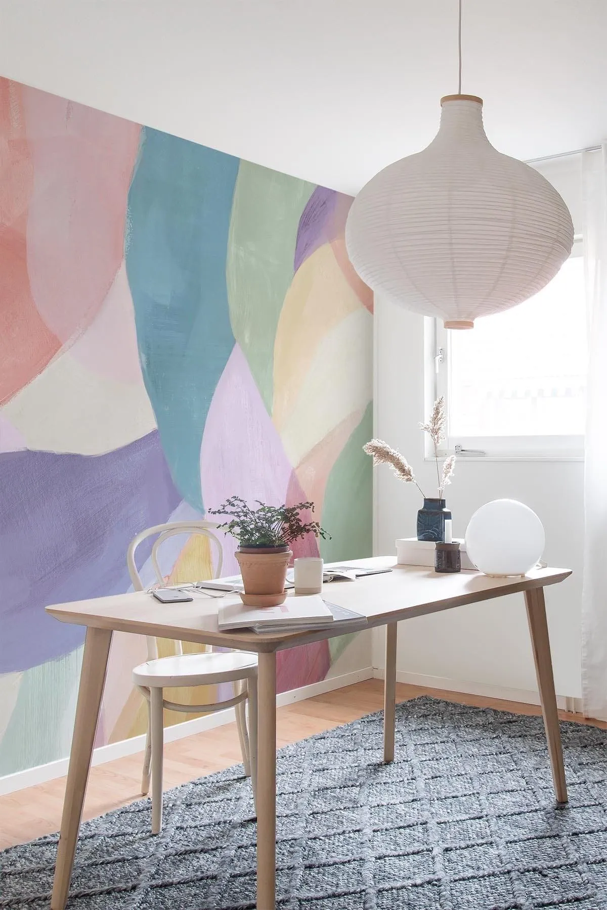 Bold Shapes Multi Pastel