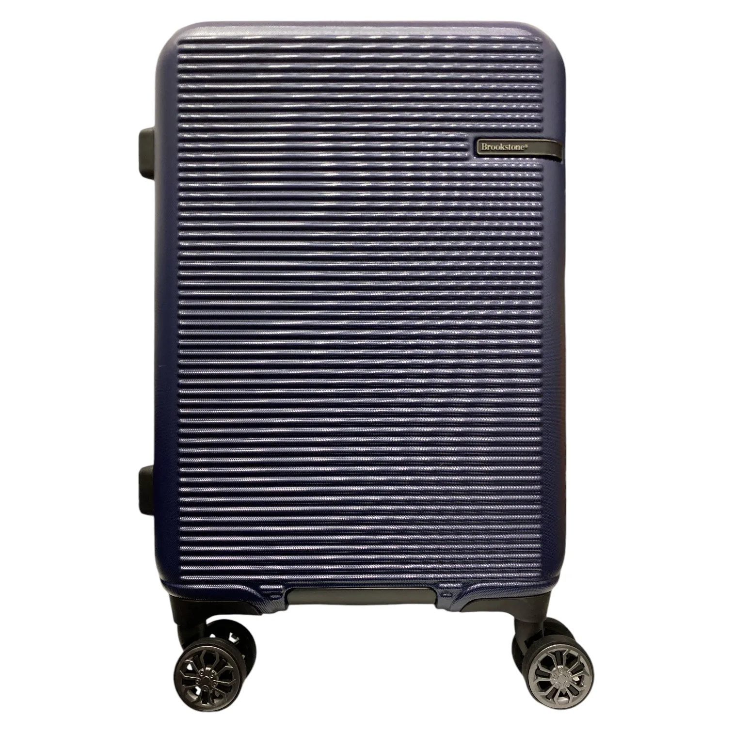 Brookstone Nelson 21" Carry-On Hardside Spinner Luggage, Navy