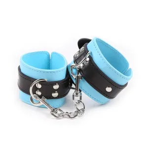 Candy Blue Pastel Goth Cuffs