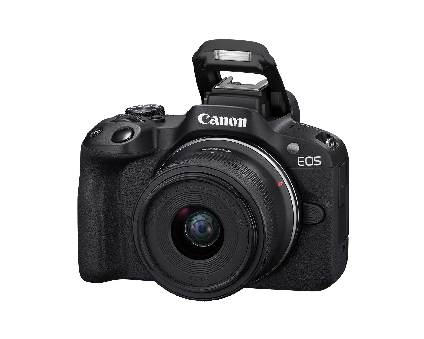 Canon EOS R50 Mirrorless Vlogging Camera (Black) w/RF-S18-45mm F4.5-6.3 is STM & RF-S55-210mm F5-7.1 is STM Lenses, 24.2 MP, 4K Video, Subject Detection & Tracking, Compact, Smartphone Connection