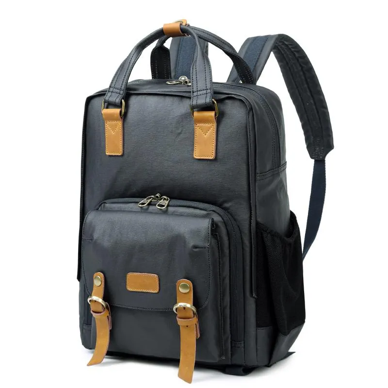 CANVAS WATERPROOF MENS 15'' CANON CAMERA BACKPACK LARGE NIKON CAMERA BAG DSLR CAMERA BAG FOR MEN