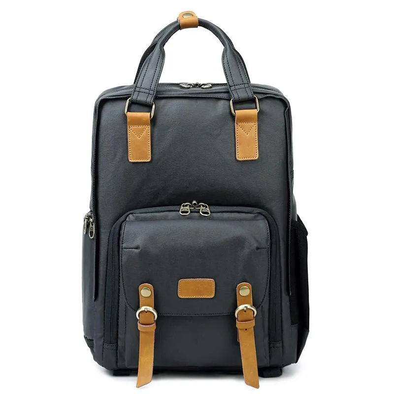 CANVAS WATERPROOF MENS 15'' CANON CAMERA BACKPACK LARGE NIKON CAMERA BAG DSLR CAMERA BAG FOR MEN