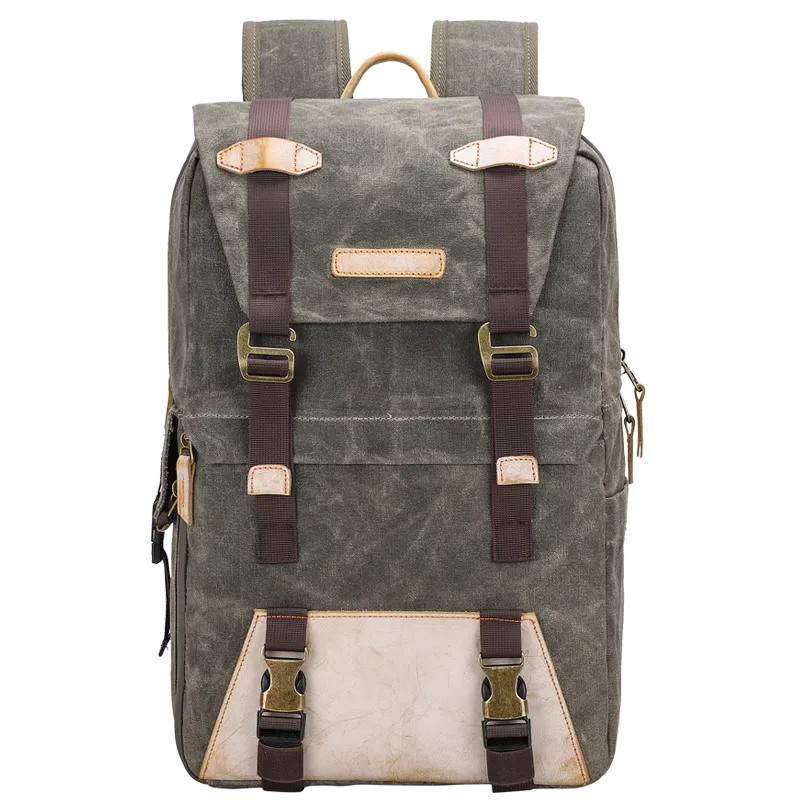 CANVAS WATERPROOF MENS CANON CAMERA BACKPACK 15'' LARGE NIKON CAMERA BAG DSLR CAMERA BAG FOR MEN