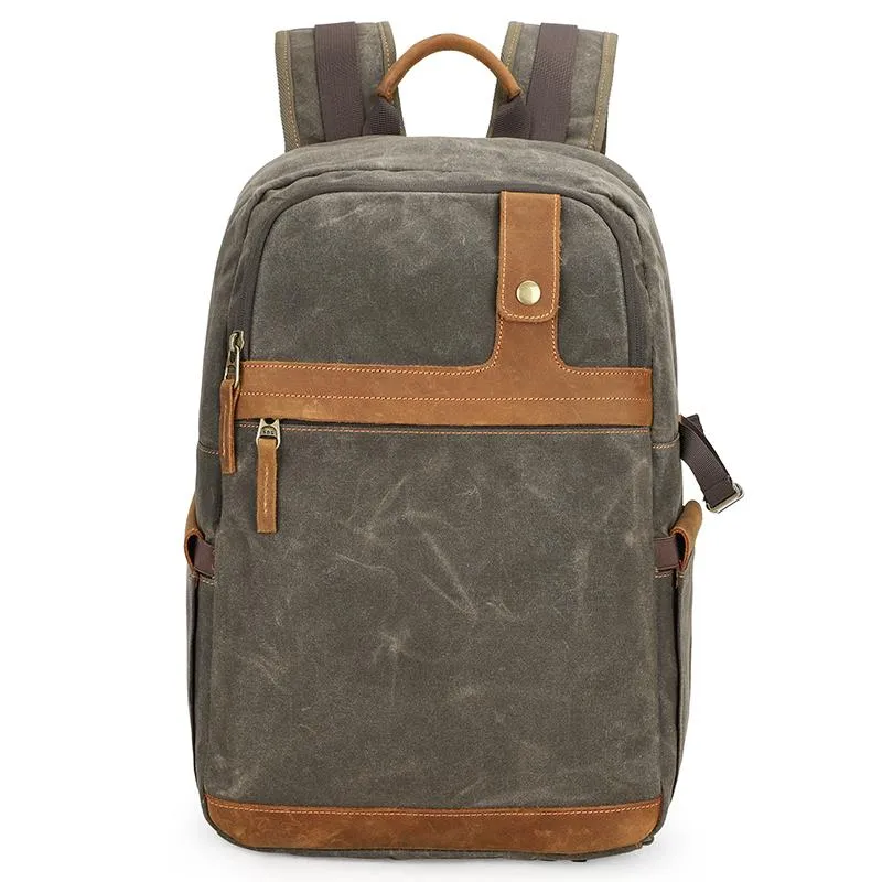 Canvas Waterproof Mens Large Nikon Camera Backpack Canon Camera Bag Dslr Camera Bag for Men