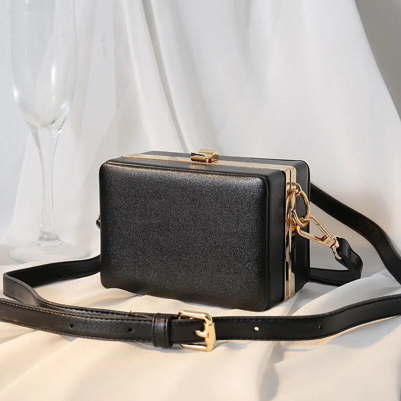 Chain Decor Square Sling Crossbody Bag