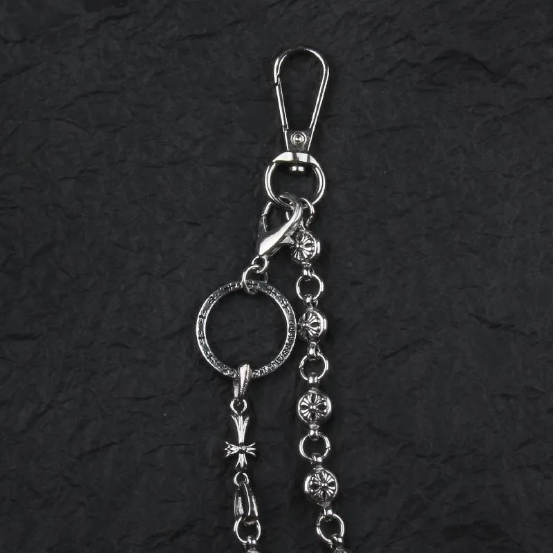 Chrome Hearts dagger double-layer bag chain