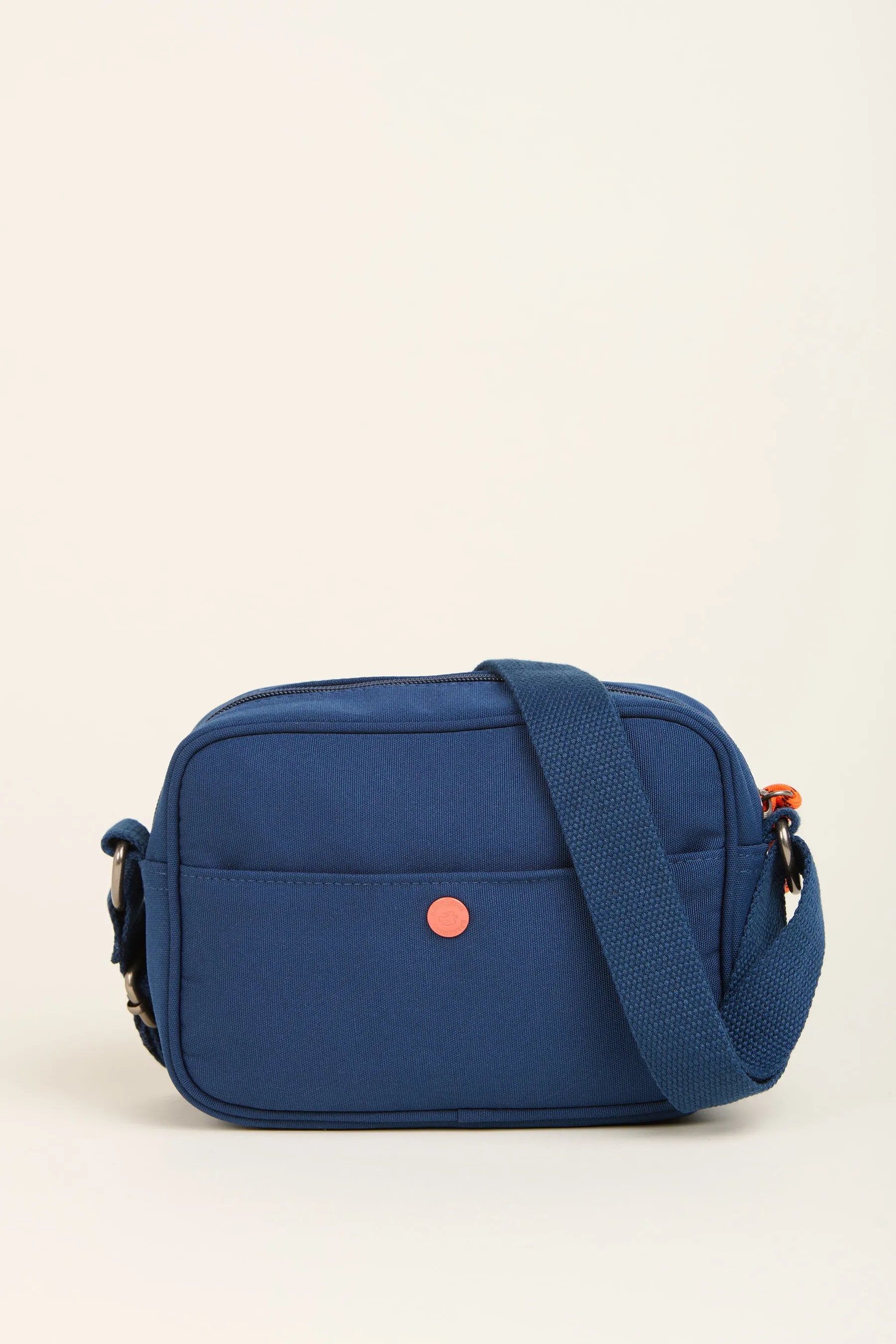 Classic Navy Medium Camera Crossbody Bag