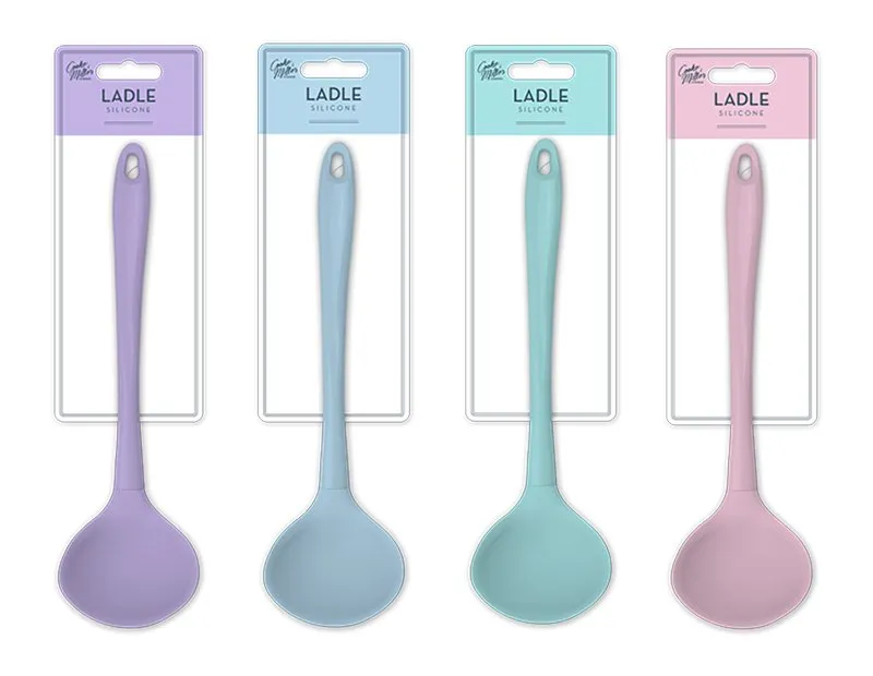 Cooke & Miller Pastel Silicone Ladle