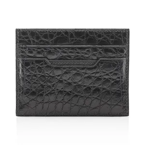 Crocodile Leather Card Holder