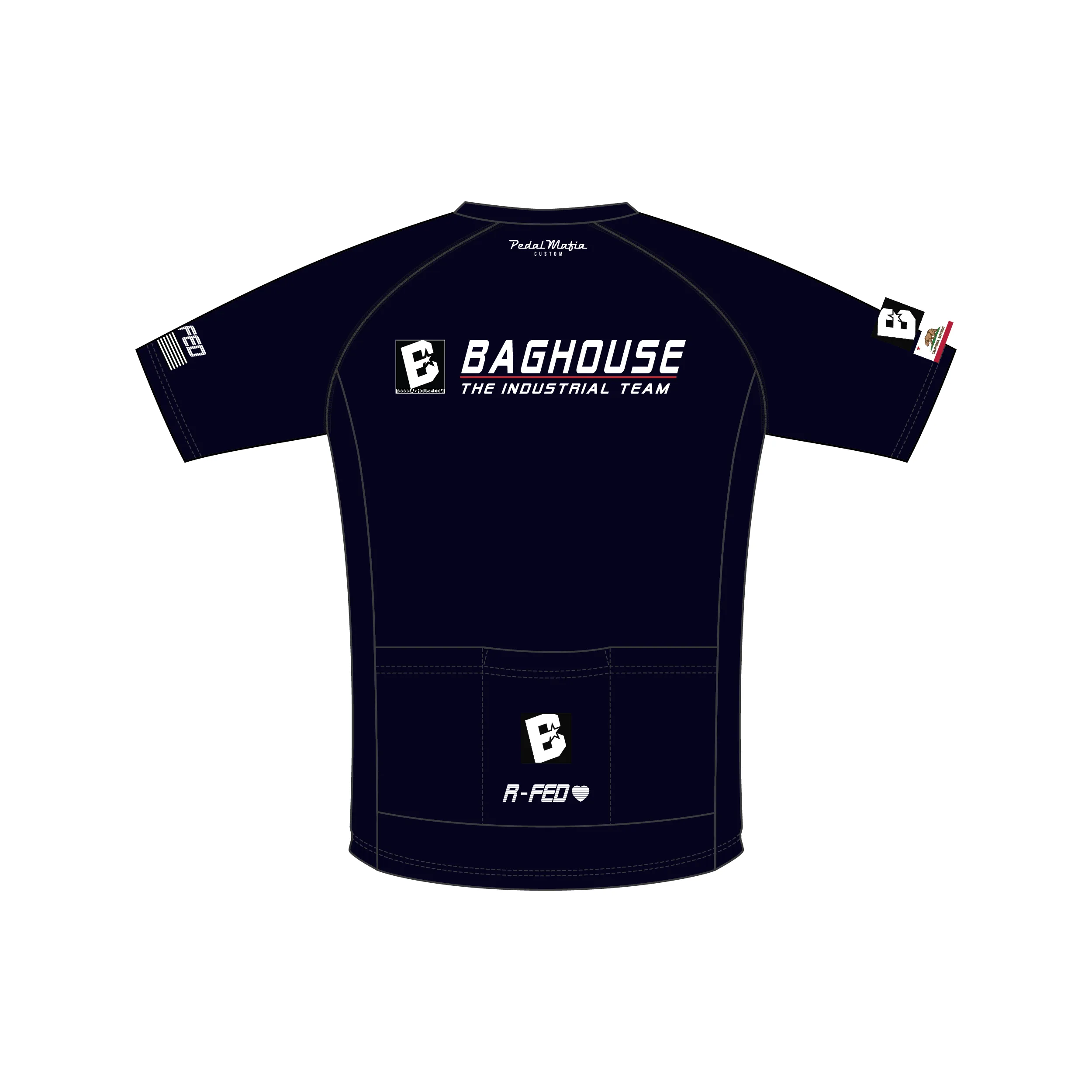 Custom Male Core V-Neck Jersey - Baghouse