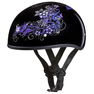 Daytona D.O.T Skull Cap - w/Butterfly Helmet