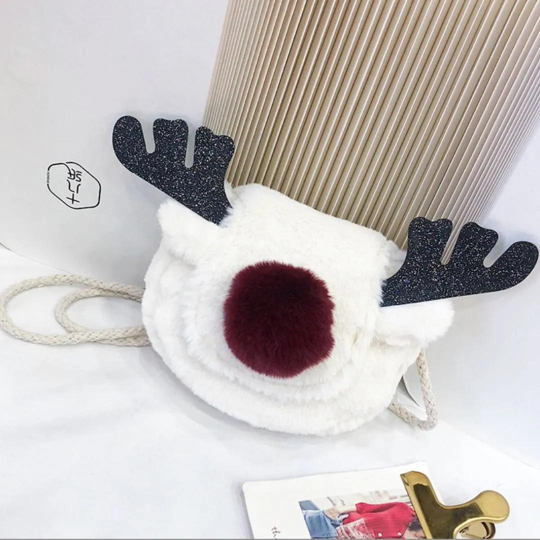 Deer Sling Bag | Gift for Teens | [Soft Plush Shoulder Bag]