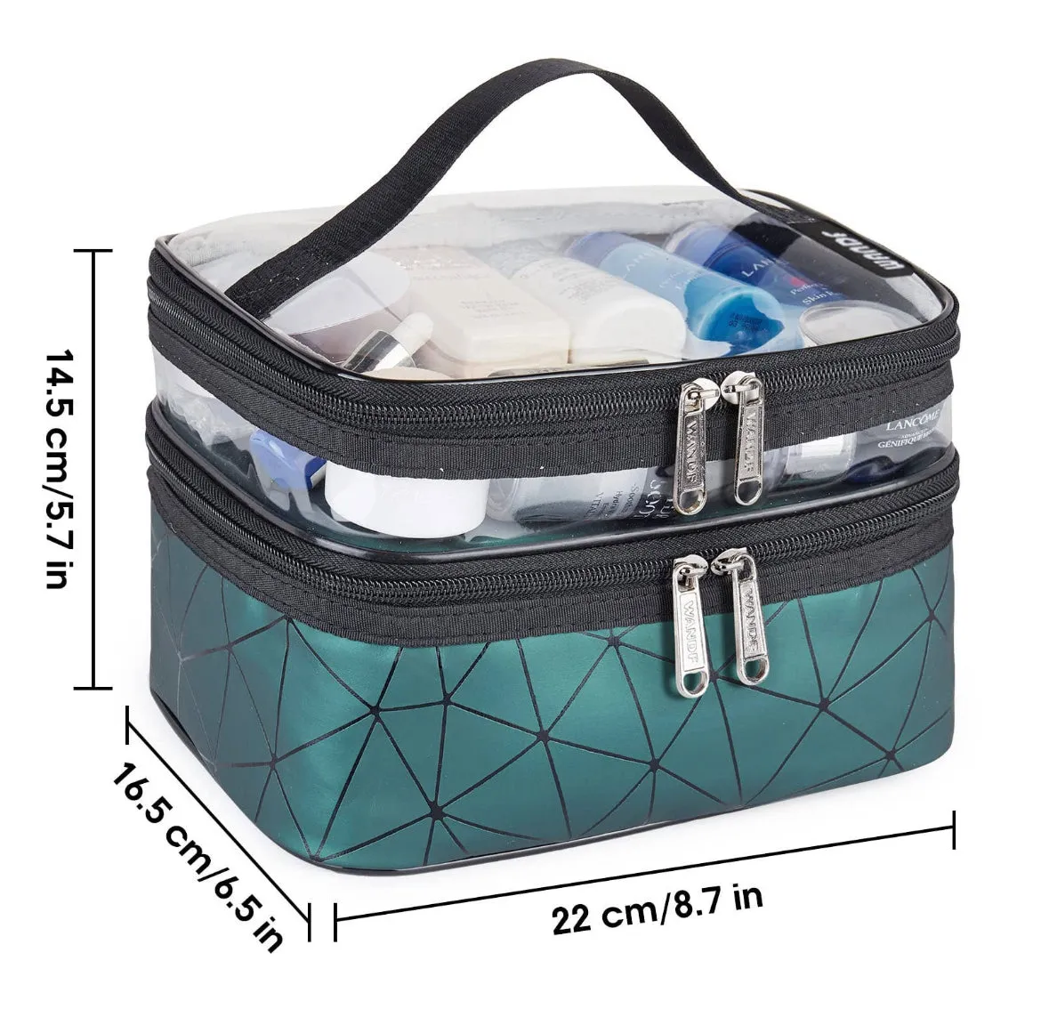 Double Layer Travel Makeup/Toiletry Bag- $15