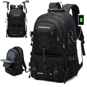 Durable 40L Outdoor Backpack for Hiking and Camping