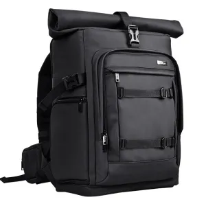 Eirmai Waterproof Camera Backpack Bag 30-Liters with Adjustable Compartments, Detachable Waist Strap for Photography Equipment Storage