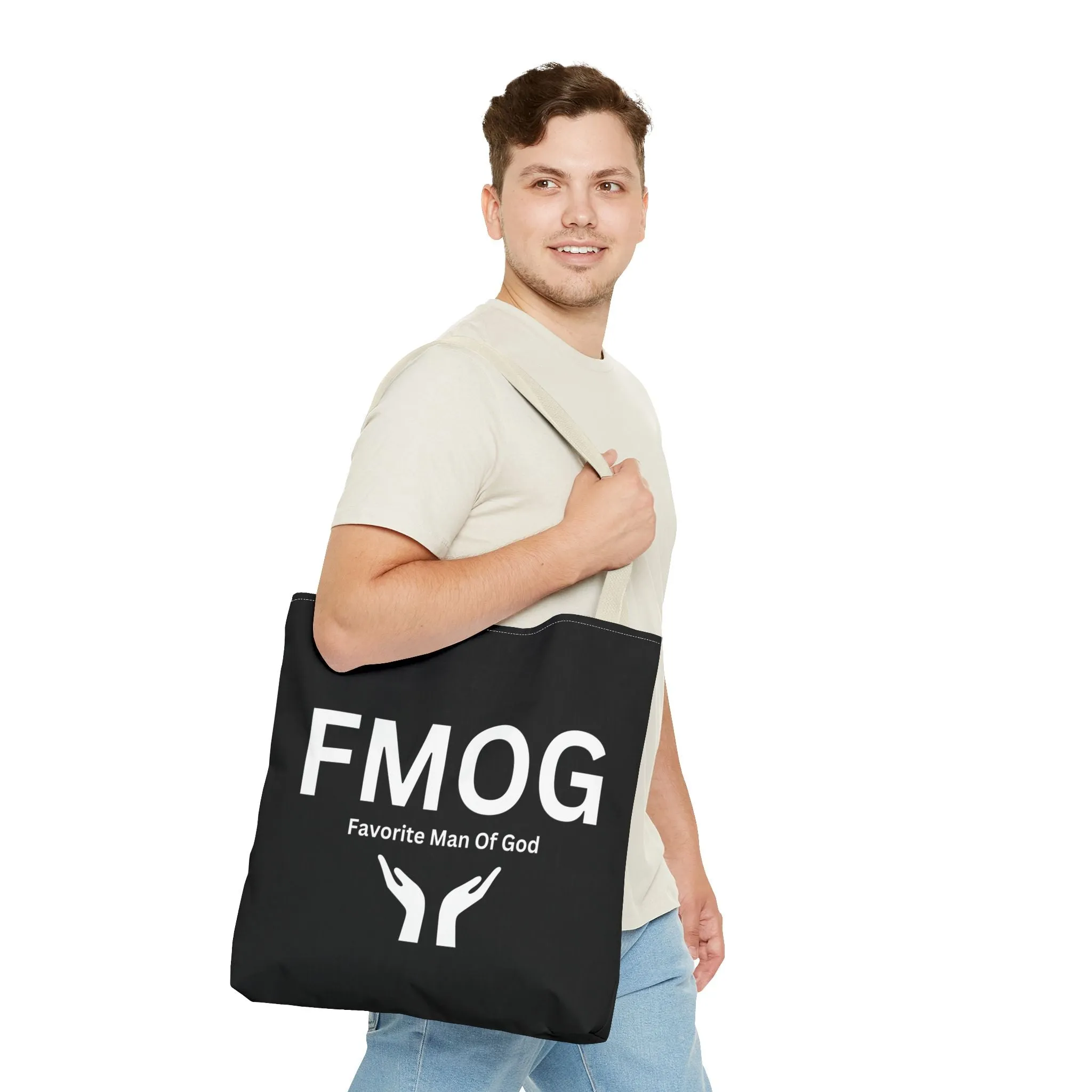 Favorite Man of God (FMOG) Tote Bag - Custom Printed Stylish and Functional Tote