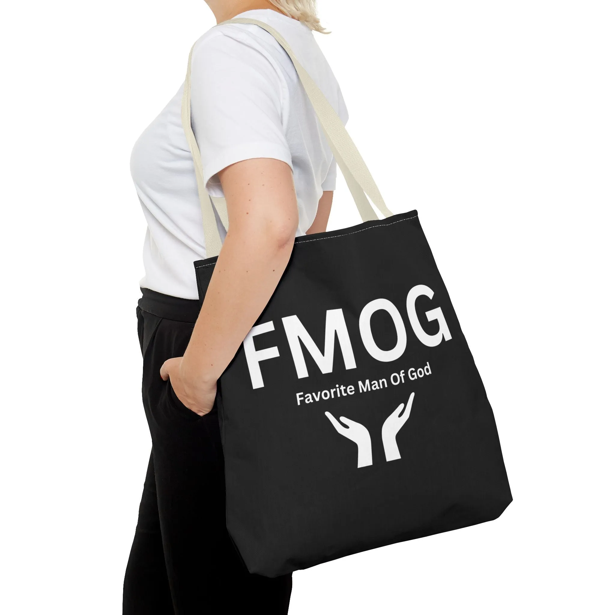 Favorite Man of God (FMOG) Tote Bag - Custom Printed Stylish and Functional Tote