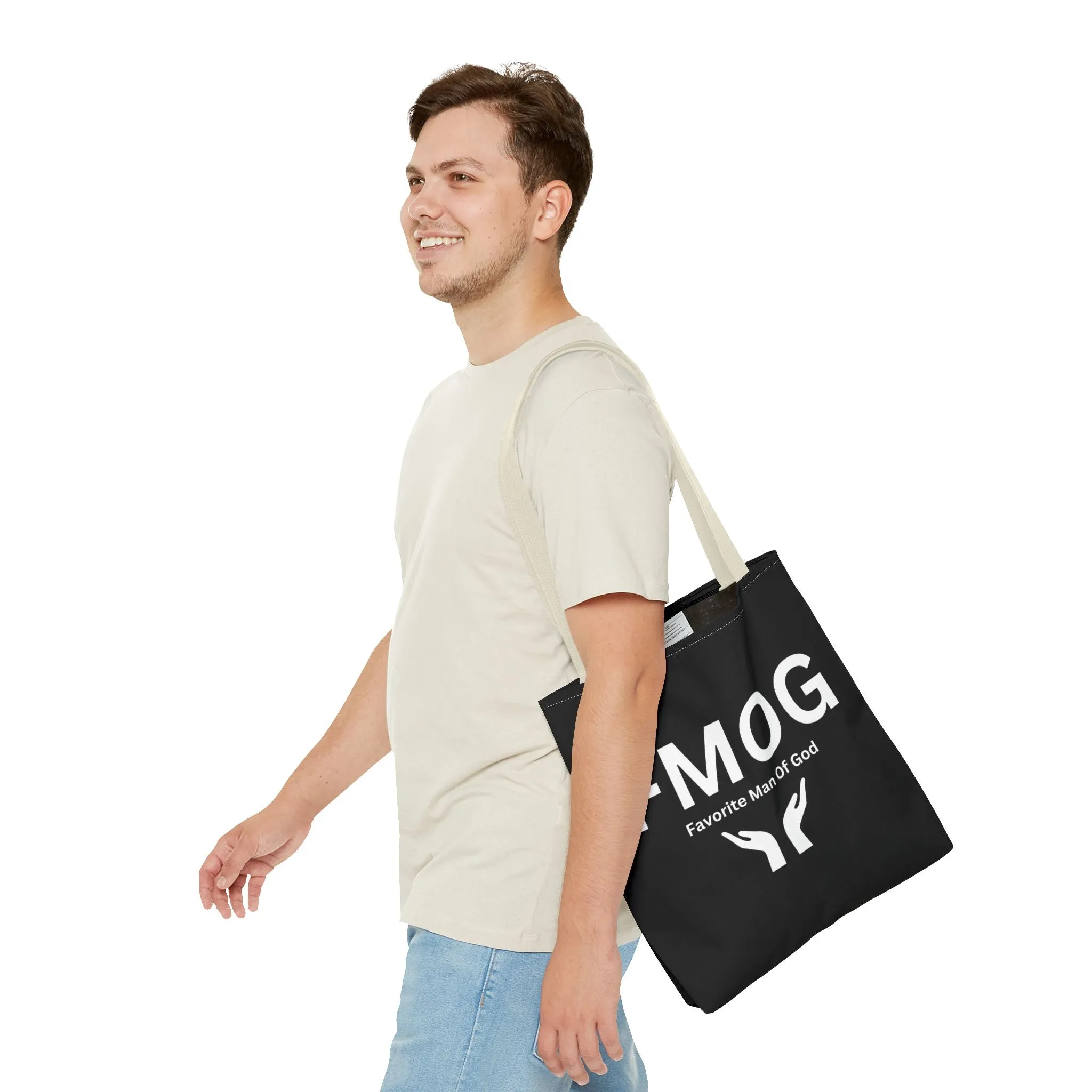 Favorite Man of God (FMOG) Tote Bag - Custom Printed Stylish and Functional Tote