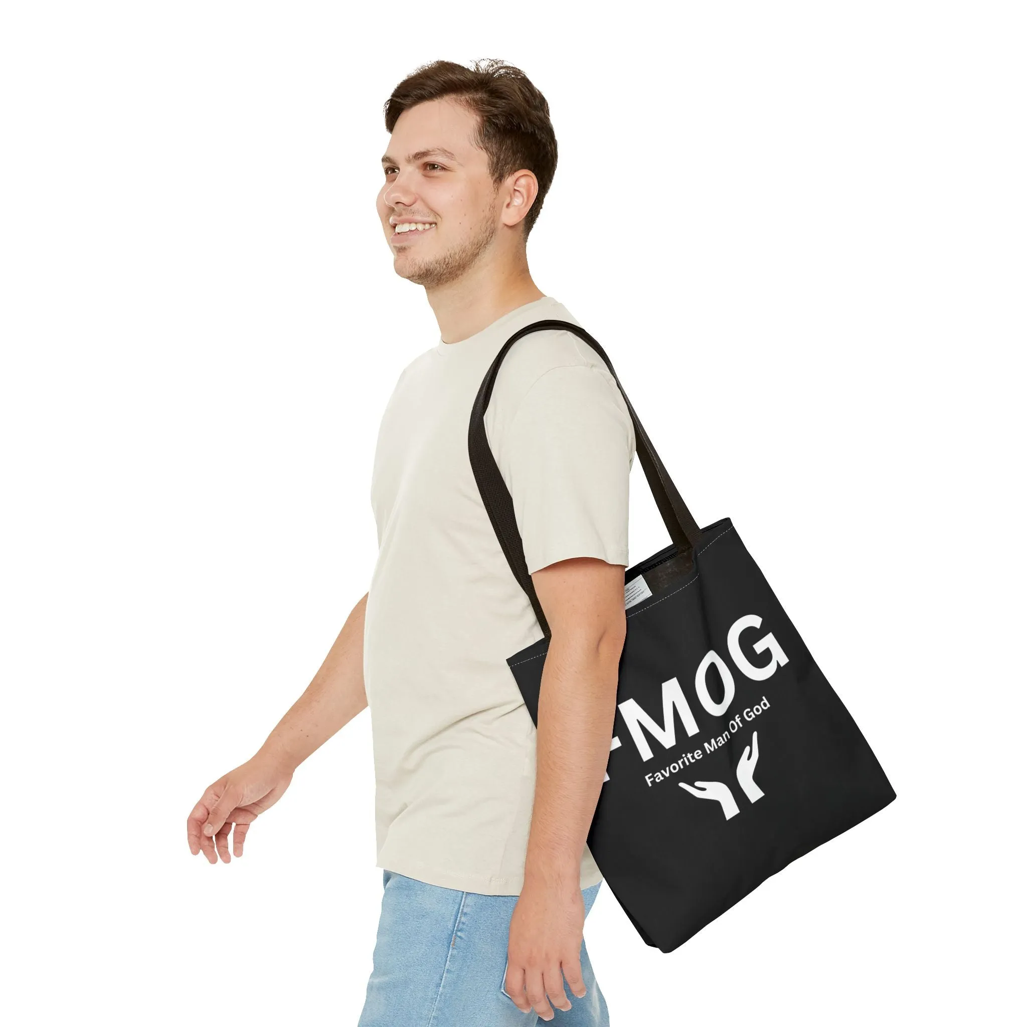 Favorite Man of God (FMOG) Tote Bag - Custom Printed Stylish and Functional Tote