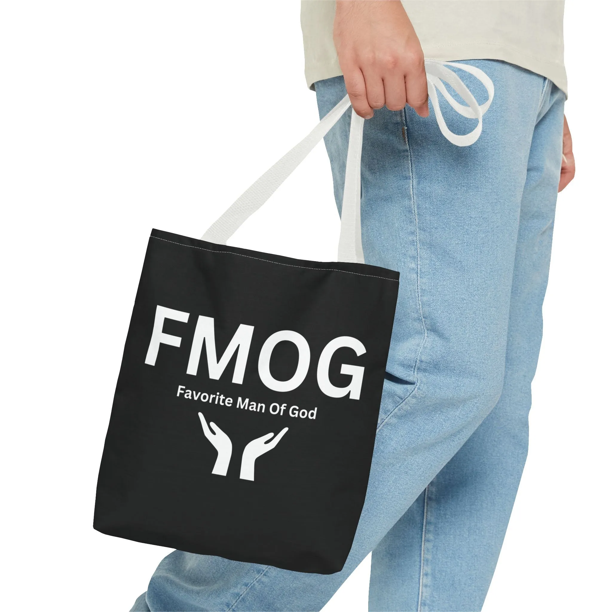 Favorite Man of God (FMOG) Tote Bag - Custom Printed Stylish and Functional Tote