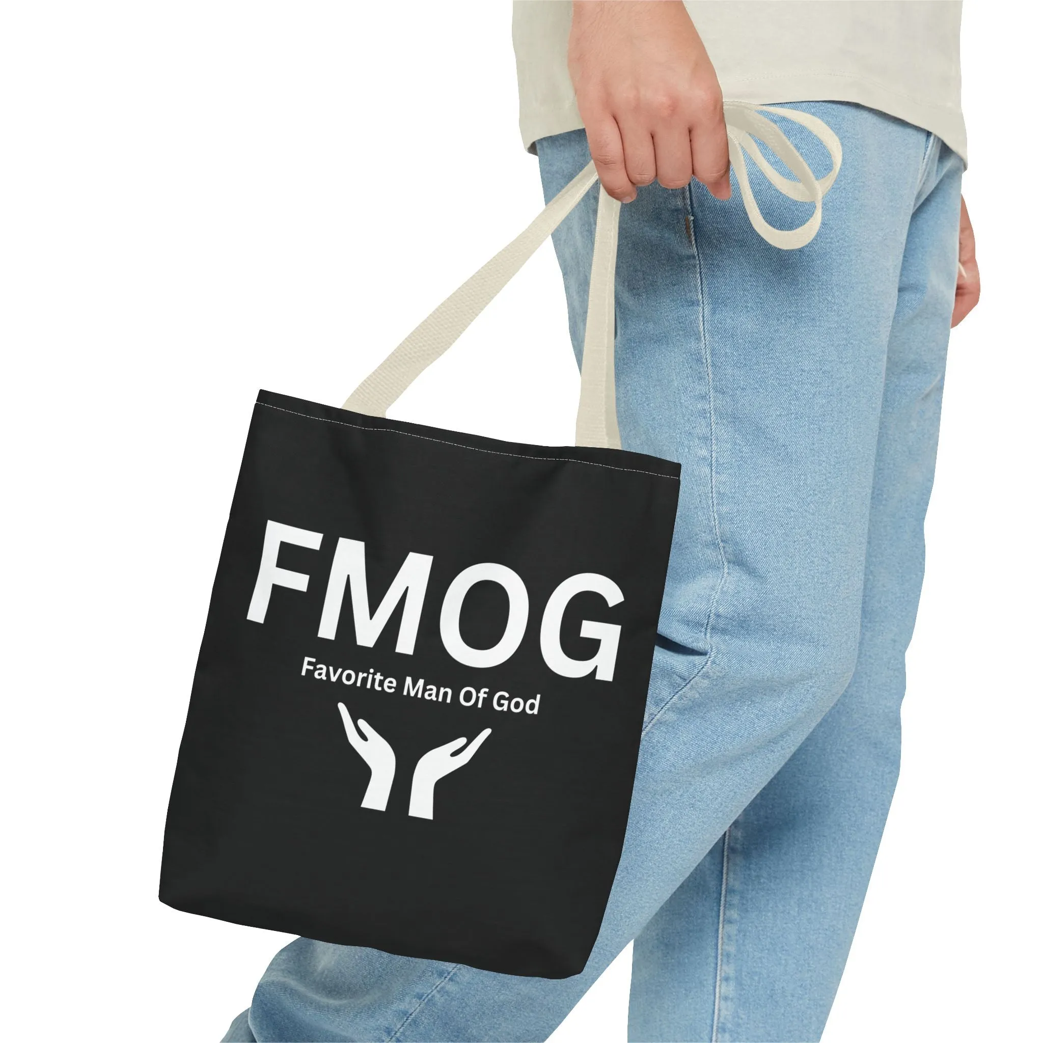 Favorite Man of God (FMOG) Tote Bag - Custom Printed Stylish and Functional Tote