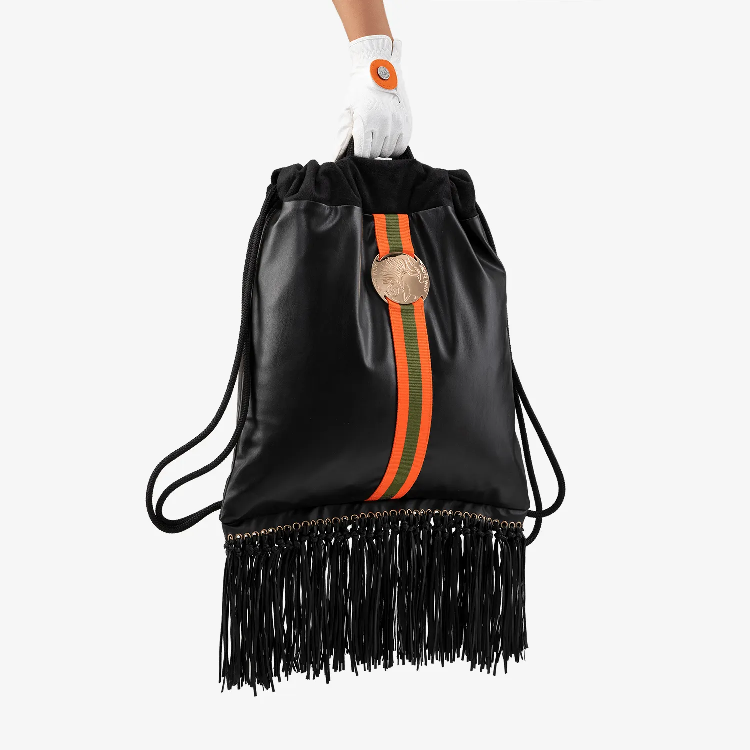 Fringe Backpack "Midnight Black"