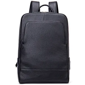 Genuine Cowhide Leather Business Backpack for Men 8110