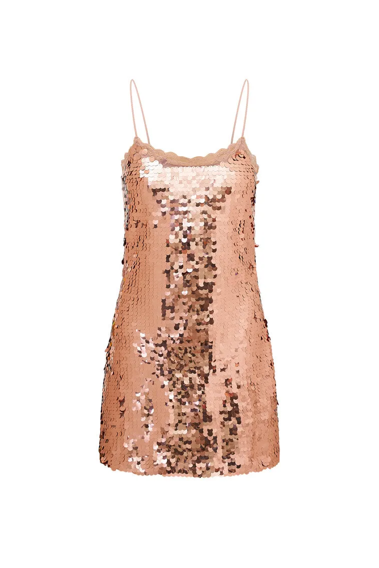 Grecia Sequin Mini Dress