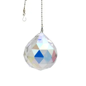 Hanging Crystal Aurora Borealis Magnificent Crystal 30mm Crystal Ball Prism