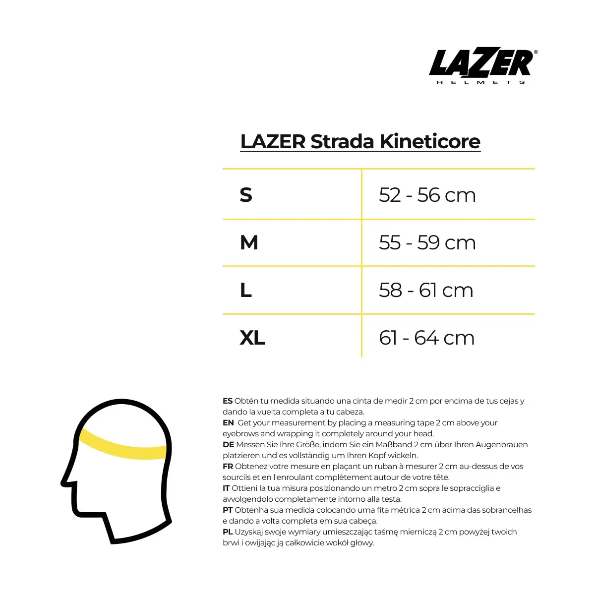 Helmet Lazer Strada KinetiCore Matte Black