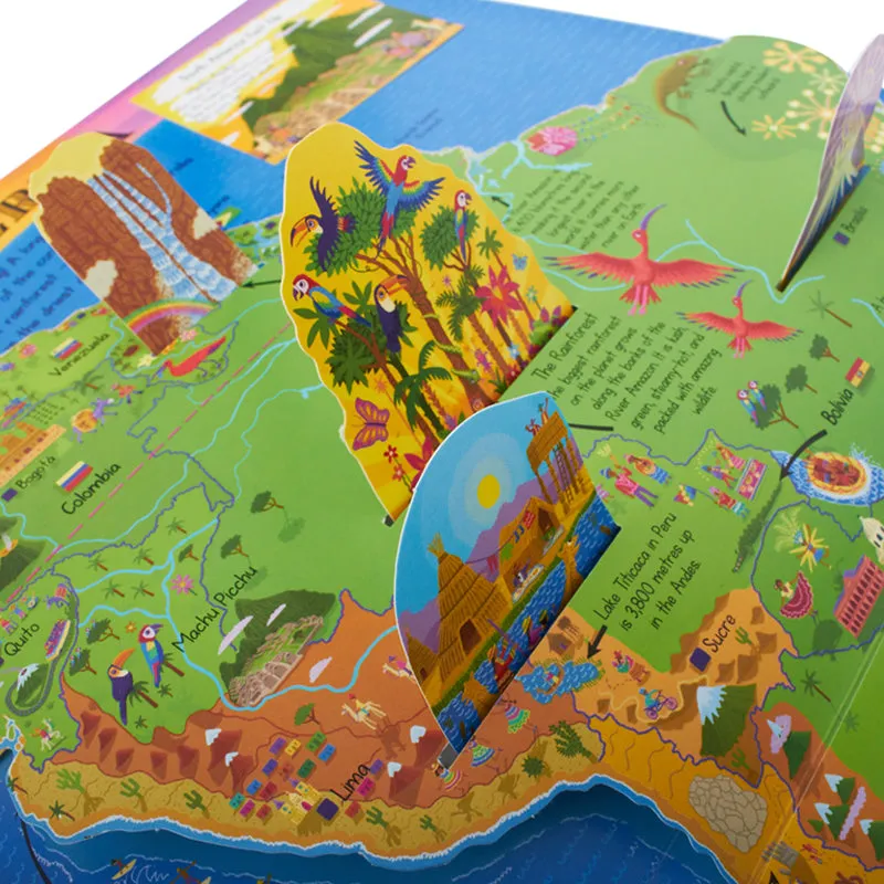 House of Marbles My Pop-Up World Atlas Book