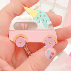 Ice Cream Van Brooch