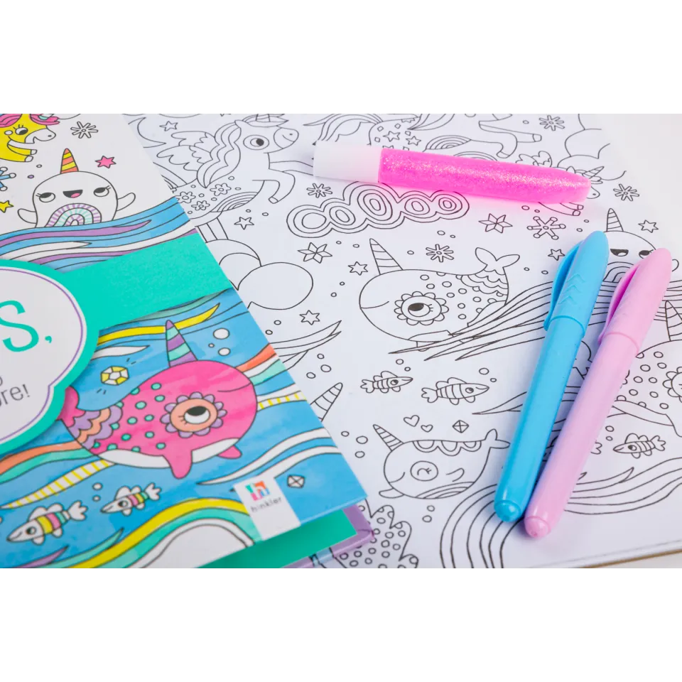 Kaleidoscope Colouring Kit: Unicorns, Narwhals and More!